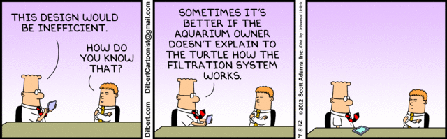 Dilbert et le design