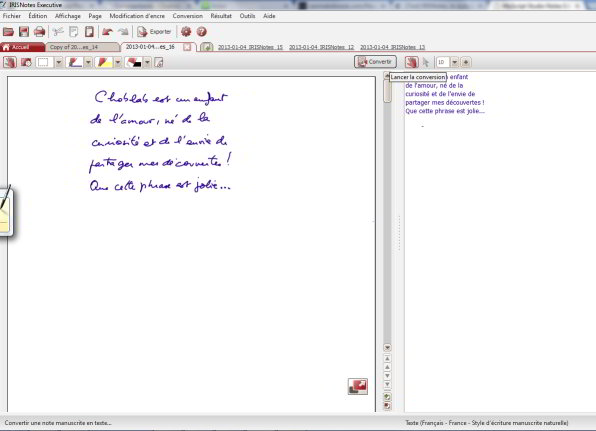 irisnotes conversion